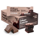 Täydellinen Keto Bars - Puhtain Keto Välipalat Collagen ja MCT. Ei lisättyä sokeria, Keto Ruokavaliota Friendly - 3g Net Carbs, 19g Rasvaa, 10g proteiinia - Ruokavalioruokaa jälkiruokaa (Almond Butter Brownie, 12 Bars)