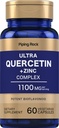 Piping Rock Quercetin Sinkkikompleksi ... 1100 mg... 60 kapselia...