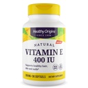 Terve alkuperä E-vitamiini 400 IU (luonnollinen, ei-muuntogeeninen, gluteeniton, ihon tuki, kardiovaskulaarinen tuki), 90 Softgels