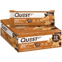 Quest Nutrition Chocolate Peanut Butter Bars, 20g proteiinia, 1g sokeria, 4g Net Carb, Gluteeniton, Keto Friendly, 12