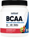 Nutricost BCAA Powder (Strawberry Kiwi) 60 Tarjoilut - Optimaalinen 2:1:1 suhde