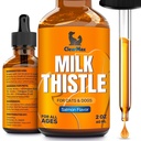 Maito Thistle koirille ja kissat Maksa tuki koirille ja kissoille Munuaisten tuki ... 2Oz