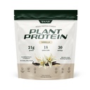 Snap lisäravinteet Organic Plant Based Vegan Protein Powder Typpioksidia Boosting Protein Powder, Vanilla Bean, BCAA Aminohappo lihasten kasvua, suorituskykyä & Recovery - 30 tarjoilut (Vanilla)