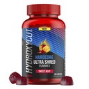 Hydroksicut Hardcore Ultra Shred Gummies, Makea lämpö - 99% Stimulantti ilmainen - Sisältää kapsaisiini & B-vitamiinit - naisille ja miehille