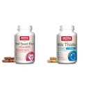Jaarrow Formula Red Yeast Rice 1200 mg & Co-Q10 100 mg Per Serving-120 Veggie Caps-60 Tarjoilut & Heart Health-Vegan & Milk Thistle 150 mg ja 30:1 Standardoitu Silymarin Extract