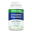 Enzyme Science Complete Digestion - Ruoansulatus entsyymit naisille ja miehille probiootit - 3-in1 Gut Health Tuki digestion - Ruoansulatuskanavan terveys Enzimas digestivas y probioticos - 30 kapselia