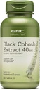 GNC Herbal Plus Black Cohosh Extract 40mg täydentää, kasvissyöjä, Tuki vaihdevuodet, 100 tarjoilua