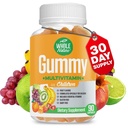 Lapset Gummy Multivitamiini - Complete Daily Essentials Lasten vitamiinit ja mineraalit yleistä hyvinvointia, 90 Gummy. Hedelmämaku, ei keinotekoista sokeria, maito- ja gluteenitonta