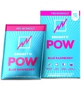 EBOOST POW Natural Pre Treenout Powder - 15 Packets, Blue Raspberry - Preworkout Energy Booster kuntosali täydentää Drink Mix miesten ja naisten - suorituskyky, yhteinen liikkuvuus tuki - Gluteeniton
