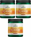 Swanson C-vitamiinijauhe 100% puhdas askorbiinihappo, immuunijärjestelmän tuki, ihon terveys, kardiovaskulaarinen terveys, antioksidantti täydentää 1000 mg (per tarjoilu) 1 lb. 454 g (3 pakkaus)