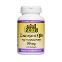 Natural Factors, Coenzyme Q10 50mg, CoQ10 Supplement for Energy, Heart and Antioxidantti Support, Gluteeniton, 120 softgels (120 annosta)