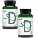 Puori D3-vitamiini Softgels, 2500 IU (62,5 mikrog) - nopea imevä D3-vitamiini täydentää immuunijärjestelmän tukea, luun terveys & tiheys ja terveet lihastoiminnot - ei-GMO & Gluteeniton - 240