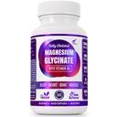 Magnesium Glycinate kanssa B6-vitamiinin tutkimus osoittautunut parantaa imeytymistä, 1350mg Täysin kelated - Tukee unta, stressiä lievittää, energiaa, lihaskramppeja - Gluteeniton, nonGMO, 180 vegan kapselit
