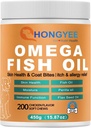Skin & Coat Care Omega 3 Soft Chews lemmikki - Kalaöljyä koirille Terveellinen iho 