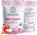 Meno-Support BloatX Organic Menopause Relief: Balances & Tukee Hot Flashs, Hormonit, Moods Swings, Night Sweats, & turvotus W/Black Cohosh, Red Clover & Dong Quai. Luonnollinen Apple-Cinnamon maku.