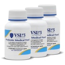 VSL #3® Probiootit Dgestive Health, IBS & UC Oireet - 112,5B PMY, High-Potency, Multi-Strain, Live, Kylmäkuivattu Probiootti, Lääketieteellinen ruoka Gut Health Tuki miehille ja naisille, 180 kapselia