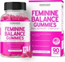 Nainen Balance naisille Gummies & PMS Gummies (90 Count) - Natural Feminine Balance for Women - Cramps, Bloating, Mood Swings, Hot Flashs - muotoiltu karpalo, Dong Quai & Chasteberry