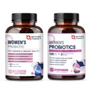 NATURAL Naiset Probiootit & Prebiootit, Cranberry & D- Mannose, 50-Billion-CFU, Organic Probiootit Dgestive Health/Gut Health/Immune Booster/Weight Management