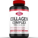 Olympian Labs Multi Collagen Complex tyyppi I, II, III, V, X, Hiukset, Naulat, Joint, Gut Health, 90 Caps, 30 päivän toimitus