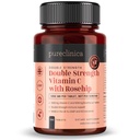 sureklinica C-vitamiinia Rosehip 2000 mg (1000 mg VIT C & 1000 mg Rosehip Extract) x 180 tablettia - 6 kuukautta Supply!