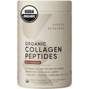 Sports Research Organic Collagen Powder - Hydrolysed type I & III Collagen Protein - USDA Organic, Gluteeniton, kestävästi lähdetty - Tumma suklaa - 30 tarjoilua