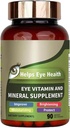 Eye Vitamiini & Mineraali täydentää luteiini, zeaksantiini, tukee silmän kanta, Vision Health aikuisille vitamiineja C & E, vegaaninen silmä vitamiini