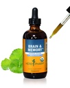 Herb Pharm aivot ja Memory Nestemäinen kasviperäisten Formula Ginkgo muisti ja keskittyminen, 4 Fl Oz