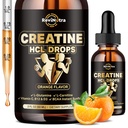 Kreatiini HCL Liquid Drops miesten ja naisten, 1500 mg Liquid Creatiini Hydrochlorothiade, korkea imeytyminen, 2 Fl Oz Orange Flavor