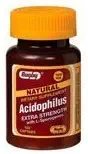 Rugby Acidophilus Extra Strength with L-Sporogenes (100 Captabs)