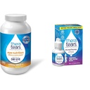 TheraTears 1200 mg Omega 3 täydennysosa silmän ravitsemus, orgaaninen pellavansiemen Triglyseridi Kalaöljy ja E-vitamiini, 180 kreatiini- ja kuivasilmäterapia Voitelu silmät tippa kuiva silmät, 1 fl oz pullo Twin Pack