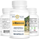 Bio-Tech Pharmacal D-Mannose, tukee virtsarakon ja virtsateiden terveys (100 kreivi)