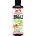 Barlean's Pink Lemonade Vegan Omega 3 Supplement, Liquid Algae Oil with 630 mg EPA & DHA, Plant Based Omegas from Algal Oil, non-GMO & Gluteeniton, 16 oz
