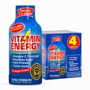 B12 11 000% Extra Strength Energy Shot Açaí Pomegranate 4 Pack, 260 mg Natural Cofeine, B12 & B6, Nootropic Focus, elinkyky, nollasokeri, Gluteeniton, Vegan, Kosher, 1,93 fl oz