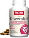 Jarow Formulas® Resveratrol 100 mg, ravintolisä, antioksidantti tuki sydän-ja verisuonitoiminnan, 60 kasviskapselit, 60 päivän tarjonta