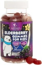 Lasten Immuunituki Elderberry Gummies - Päivittäiset lasten C-vitamiinit, Sinkki ja lapset Immuniteetti Tuki Gummy - Nature's Sambucus Elderberry Supplement, Vegaani, Gluteeniton, maukas Berry Flavor - 120 Gummies