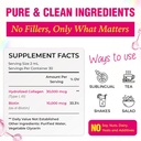 Liquid Collagen & Biotin, 2 Fl Oz (pakkaus 2), 40000 mikrog hiusten ihokynnet, B7-vitamiini hydrolisoitu kollageeni Peptides täydentää naisten, bioaktiivinen lomake, sokeriton, vadelma maku