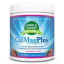 Kalsium Magnesiumjauhe täydennysosa - CalMag Plus C-vitamiinin ja D3 - Gluteeniton, ei GMO, Wild Berry maku - Luonnollinen rauhallinen ja stressiä lievittävä Cal Mag Drink - Luonnollinen rauhallinen kalsium & magnesium jauhe