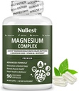 Magnesium Glycinate Chelate Complex Albion Magnesium Bisglysinaatti Chelate, B6-vitamiinia ja BioPerine luun, lihasten, luonnollisen unen, hermojen toiminta, aivojen Booster 1 kuukauden tarjonta