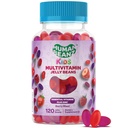 Monivitamiini Jelly Bean Gummies sinkkiä lapsille, Immuunituki ravintolisät, kasvissyöjä, 120 Berry Blast Jelly Beans, Kosher