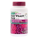 NaturesPlus Herbal Actives Red Yeast Rice, Advanced Release - 600 mg, 120 Minitablettia - Kasvislisä - Kasvissyöjä, Gluteeniton - 60 tarjoilua