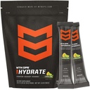 MTN OPS Hydrate Electrolytes Powder Drink Mix, 20 Single serving On-Go Electrolyte Packia, joissa on yli 1000 mg electrolytes per Serving, sitruunalimetti