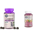 Organics Elderberry Gummies for Aikuinen & Kids - Immuunituki täydentää kanssa Organic Fruit & Organics Naisten 40+ Gummy Vitamiinit - Marja - Certified Organic