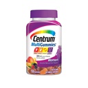 Centrum MultiGummies Gummy Multivitamiini naisille, Multivitamiini / Multimineral täydentää D3-vitamiini, B-vitamiinit ja antioksidantit, Assored Fruit Flavor - 150