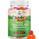Pureskeltava D-vitamiini Gummies lapsille - herkullinen lasten D-vitamiini 1000 IU per tarjoilu Gummy Vitamiinit ja pikkulapsille Immuuni tuki Plus Lihas hampaat ja luut terveys - Liivate Ilmainen hedelmät makuja