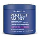 BodyHealth PerfectAmino Powder - BCAA ja EAA Powder for Pre and Post Treout - Aminohappo Energy Drink miesten ja naisten tukea Lean Muscle and Recovery - Mixed Berry - 30 Tarjoilut