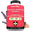 Nutrivein Premium Fadogia Agrestis ja Tongkat Ali Supplement Turkesterone - 1100 mg - 120 Caps - Synergistinen Blend for Performance, Strength, & Recovery for Men & Women of All Iges