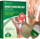YOCPIA polvikipua lievittävät paikat: 36 Count Natural Herbal Relieving Laste pitkäikäinen lihasten ja nivelten helpotus - Mugwort niveltulehdus Heat Patches Kit