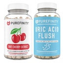 PUREFINITY Virtsahapon flush & puhdistaa kapselit + Tart Cherry Extract kapselit