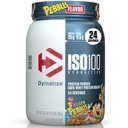 Dymatize x Fruity Pebbles ISO100 Whey Protein Powder Isolate, 25g proteiinia, 20 tarjoilua, 5.5g BCAAs, 120 Cal., Gluteeniton, 1g rasvaa, 1g sokeria, 2g Carb (24 tarjoilua)