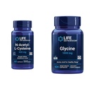 Life Extension N-asetyyli-L-kysteiini (NAC) & Glysiini 1000 mg, Edistää rentoutumista, terveellistä unta, Aminohappoa, Gluteeniton, ei-GMO, kasvissyöjä, 100 kapselia